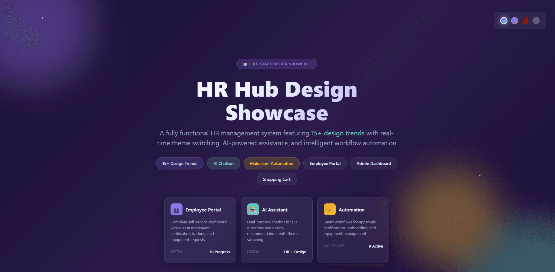HR Hub Design Showcase